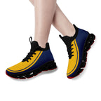 Custom Navy Yellow Maxsoul Shoes Personalized Sneaker FN030XD-D020388-13