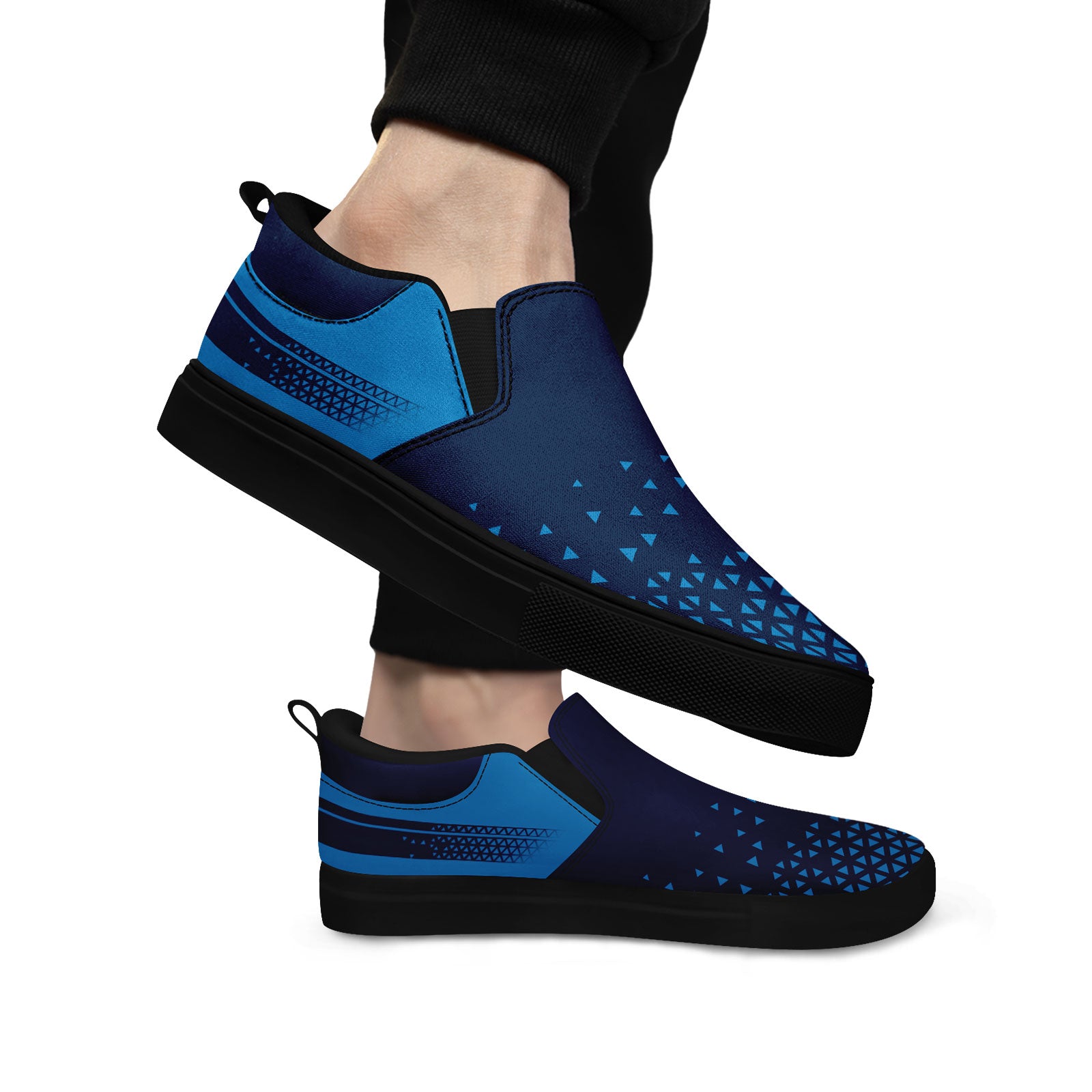 Custom Canvas Sneakers Personalized Slip On Shoes FN071-E023042-1