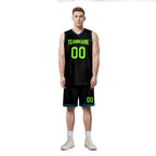 Custom Dark Lemon Green City Edition Personalized Sports Uniform Authentic Basketball Jersey BBJ01-D06101-2