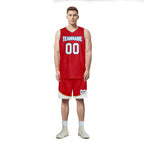 Custom Red White Blue City Edition Personalized Sports Uniform Authentic Basketball Jersey BBJ01-D06101-15