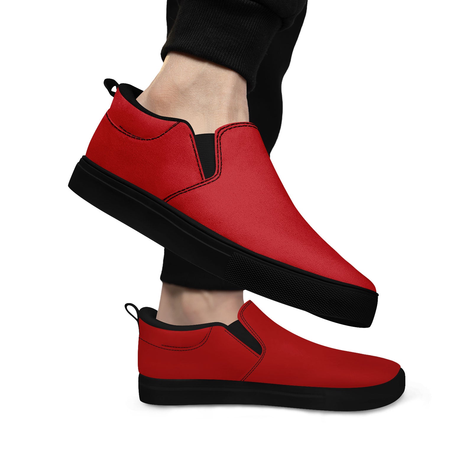 Custom Canvas Sneakers Personalized Slip On Shoes FN071-E028030-4