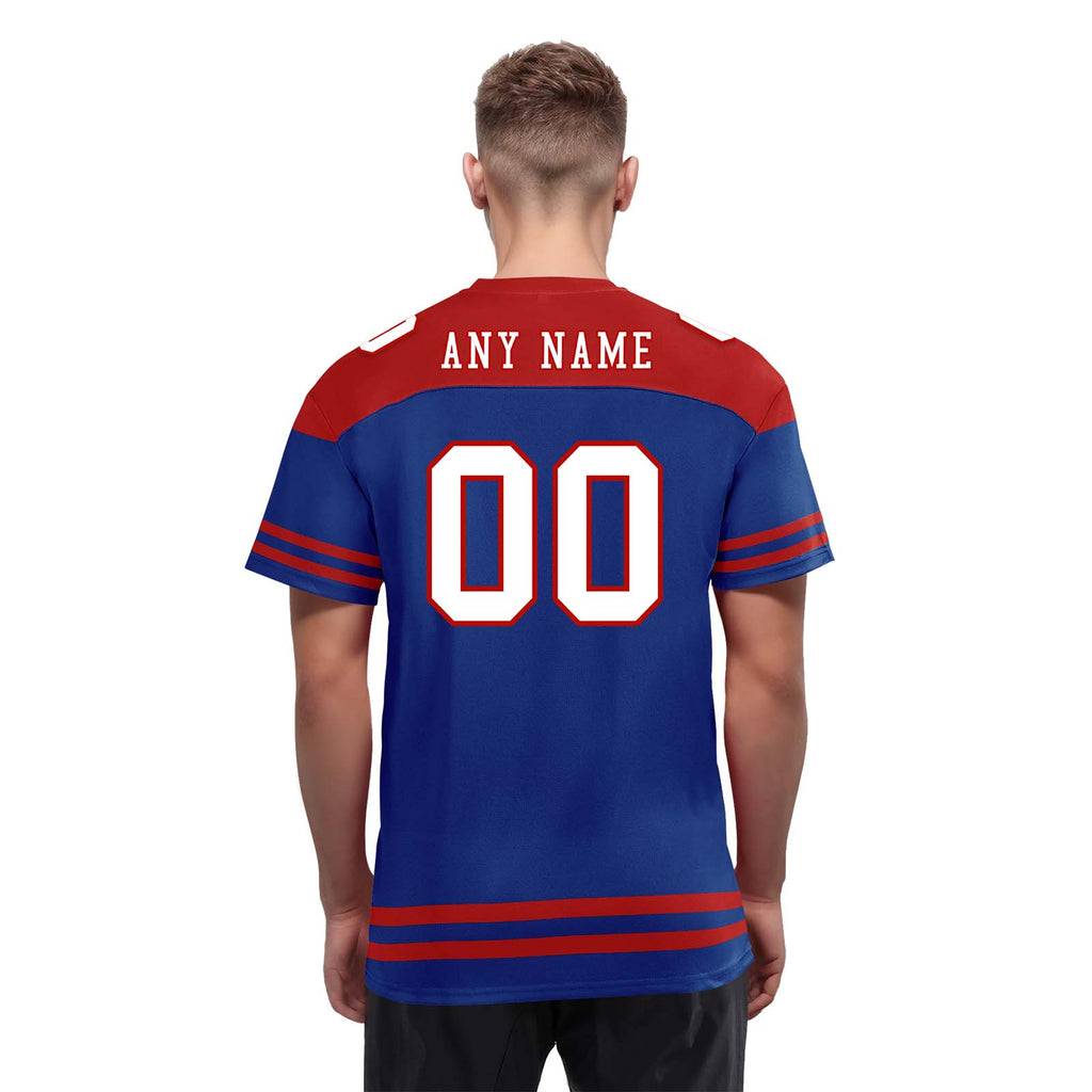 Custom New York Personalized Authentic Football Jersey FBJ02-E0607-18