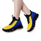 Custom Blue Yellow Maxsoul Shoes Personalized Sneaker FN030XD-D020388-25