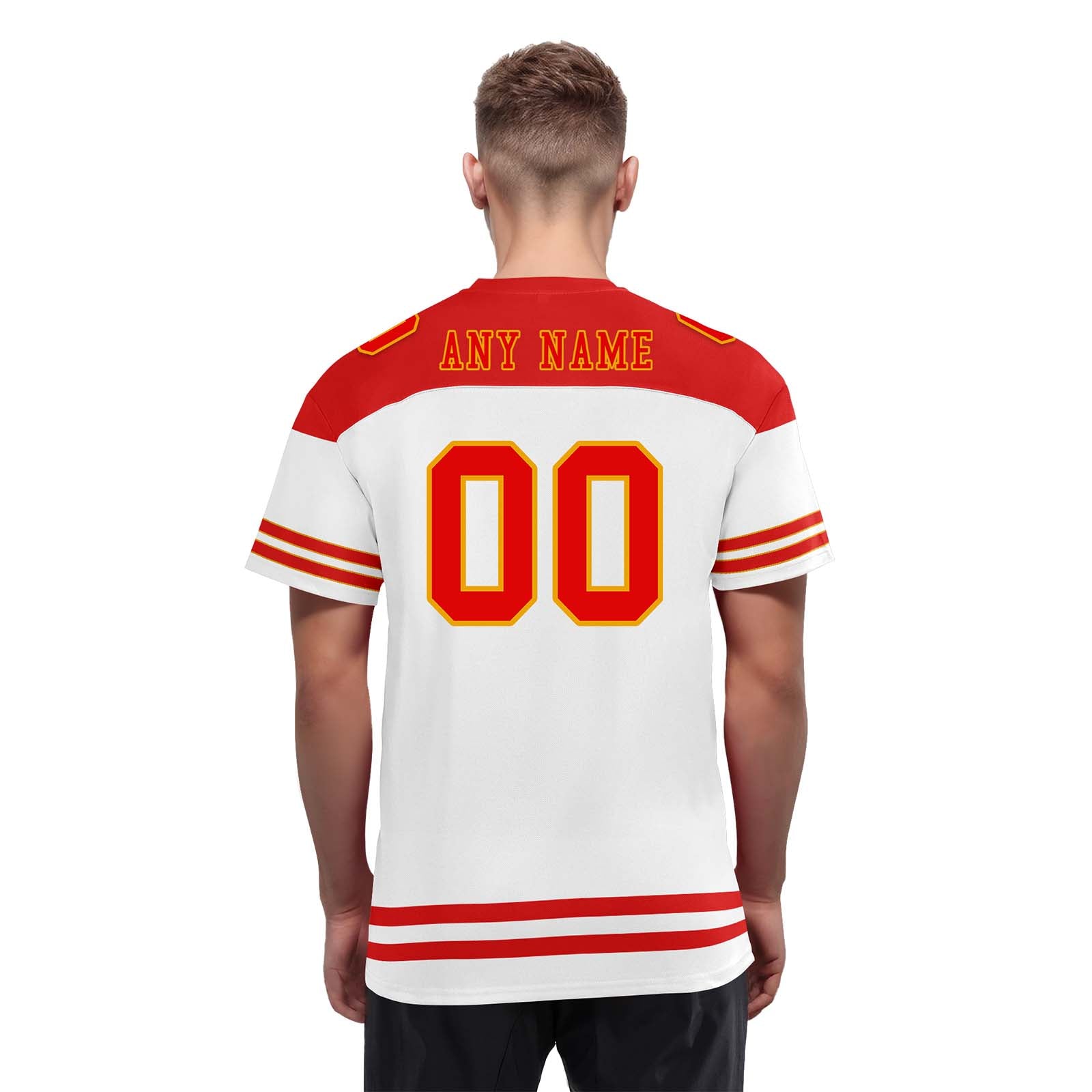 Custom Kansas City Personalized Authentic Football Jersey FBJ02-E0607-16