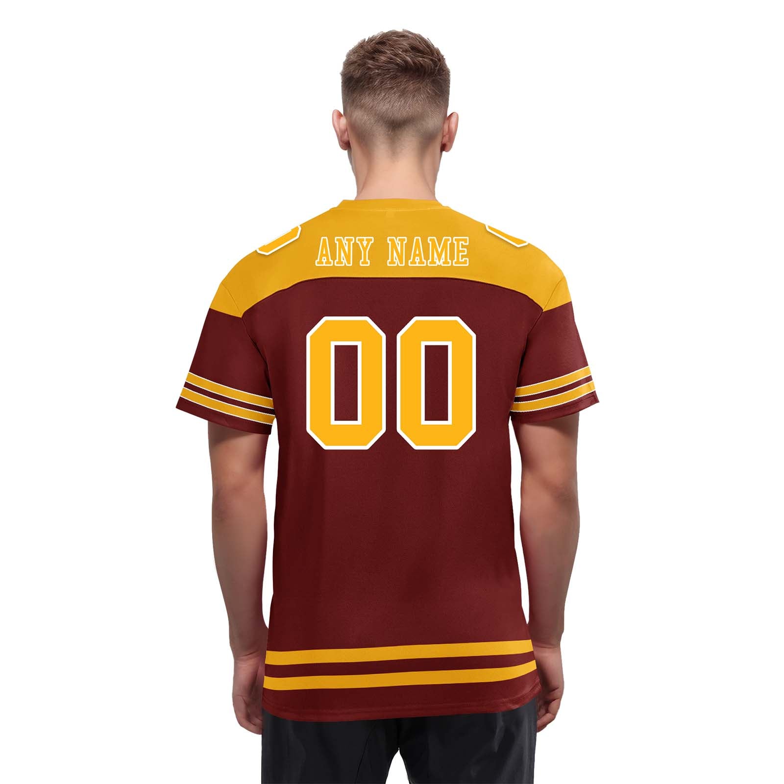 Custom Washington Personalized Authentic Football Jersey FBJ02-E0607-19