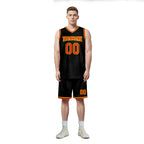 Custom Black Blue Orange City Edition Personalized Sports Uniform Authentic Basketball Jersey BBJ01-D06101-21
