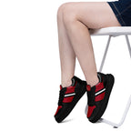 Custom Red Black Atlanta Shoes Personalized Sneaker FN032-D020389-3