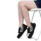 Custom Black Gray Las Vegas Shoes Personalized Sneaker FN032-D020389-20