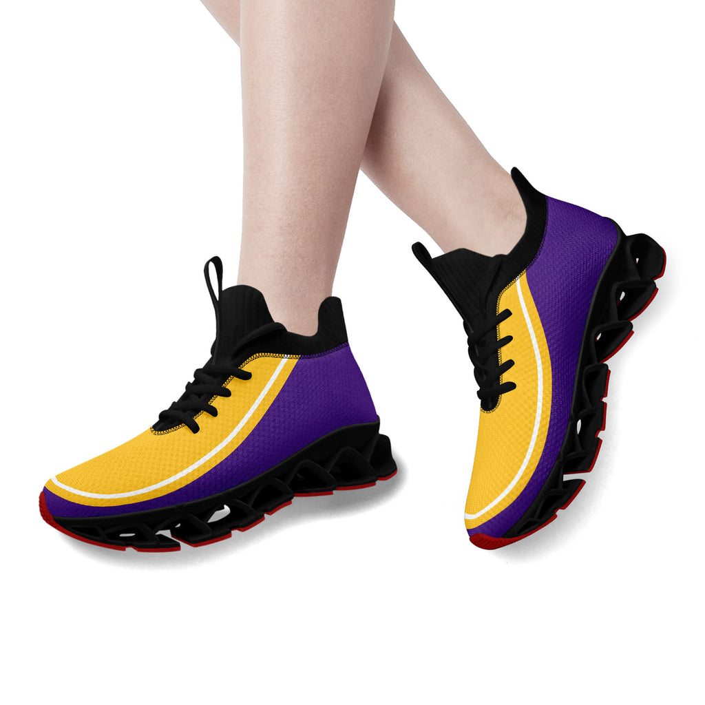 Custom Purple Yellow Maxsoul Shoes Personalized Sneaker FN030XD-D020388-26