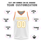 Custom Red White Classic Style Reversible Basketball Uniform Personalized COOLMAX BBJR-D017027