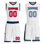 Custom White Bronze Washington City Edition Personalized Reversible Basketball Set Sports Basketball Jersey BBJ01R-D0610-30