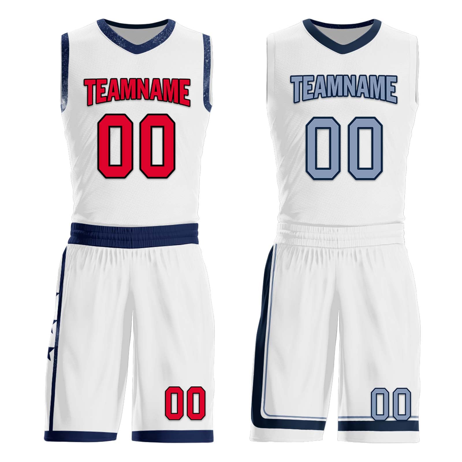 Custom White Bronze Washington City Edition Personalized Reversible Basketball Set Sports Basketball Jersey BBJ01R-D0610-30