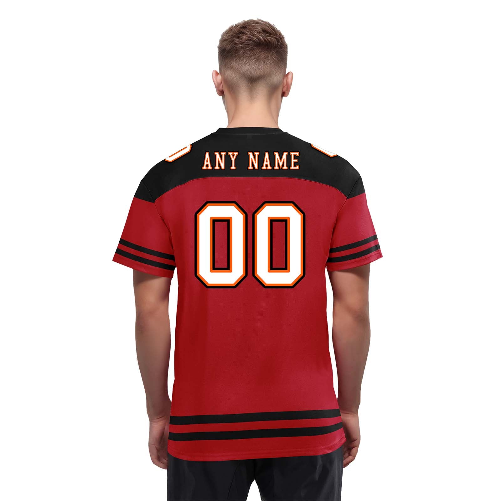 Custom Tampa Bay Personalized Authentic Football Jersey FBJ02-E0607-25