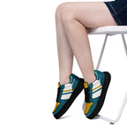 Custom Green Yellow Jacksonville Shoes Personalized Sneaker FN032-D020389-16