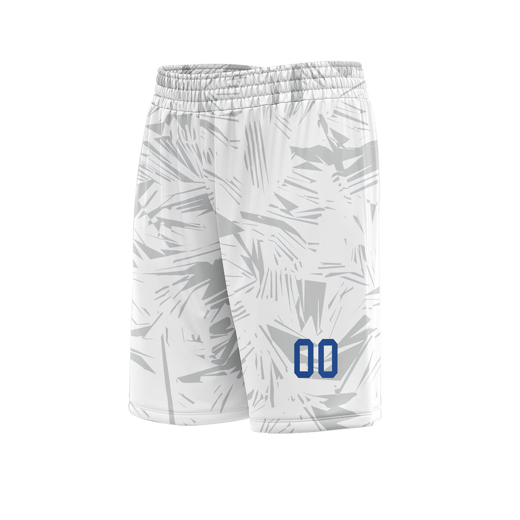Custom White Gray Soccer Sets Jersey Personalized SCJ101-D28036