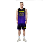 Custom Black Purple City Edition Personalized Sports Uniform Authentic Basketball Jersey BBJ01-D06101-14