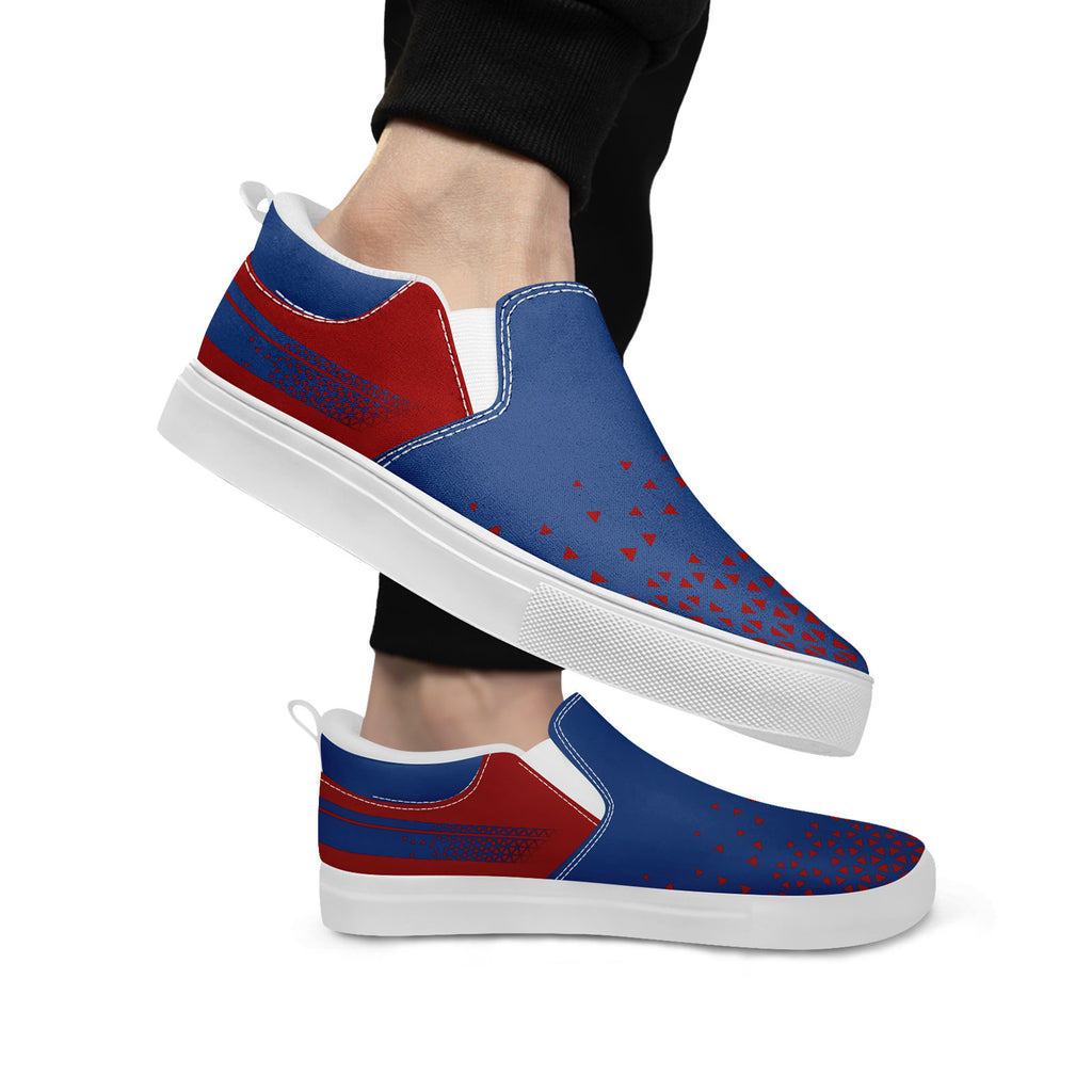 Custom Canvas Sneakers Personalized Slip On Shoes FN071-E023042-3