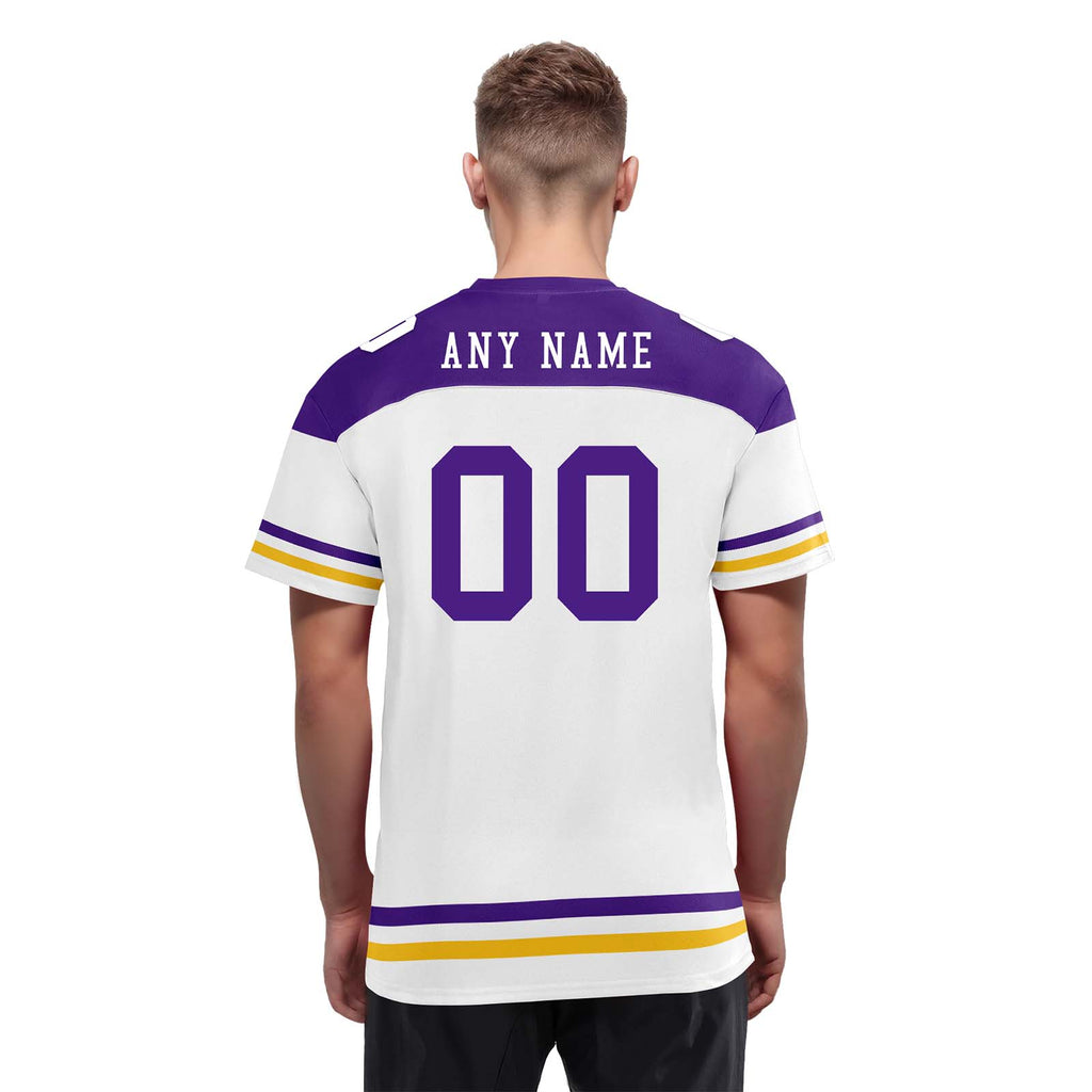 Custom Minnesota Personalized Authentic Football Jersey FBJ02-E0607-22