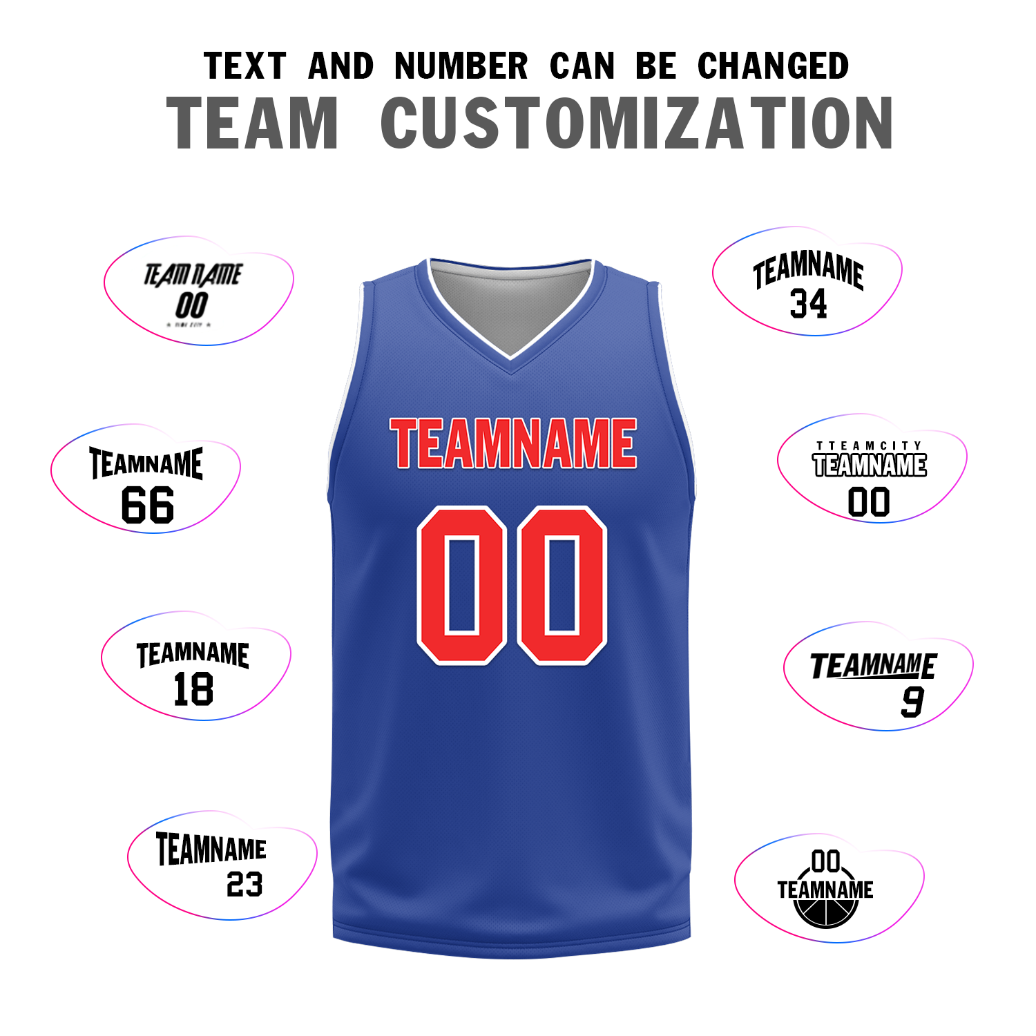 Custom White Blue Classic Style Reversible Basketball Uniform Personalized COOLMAX BBJR-D017020