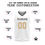 Custom Black White Classic Style Reversible Basketball Uniform Personalized Ordinary BBJR-D017044