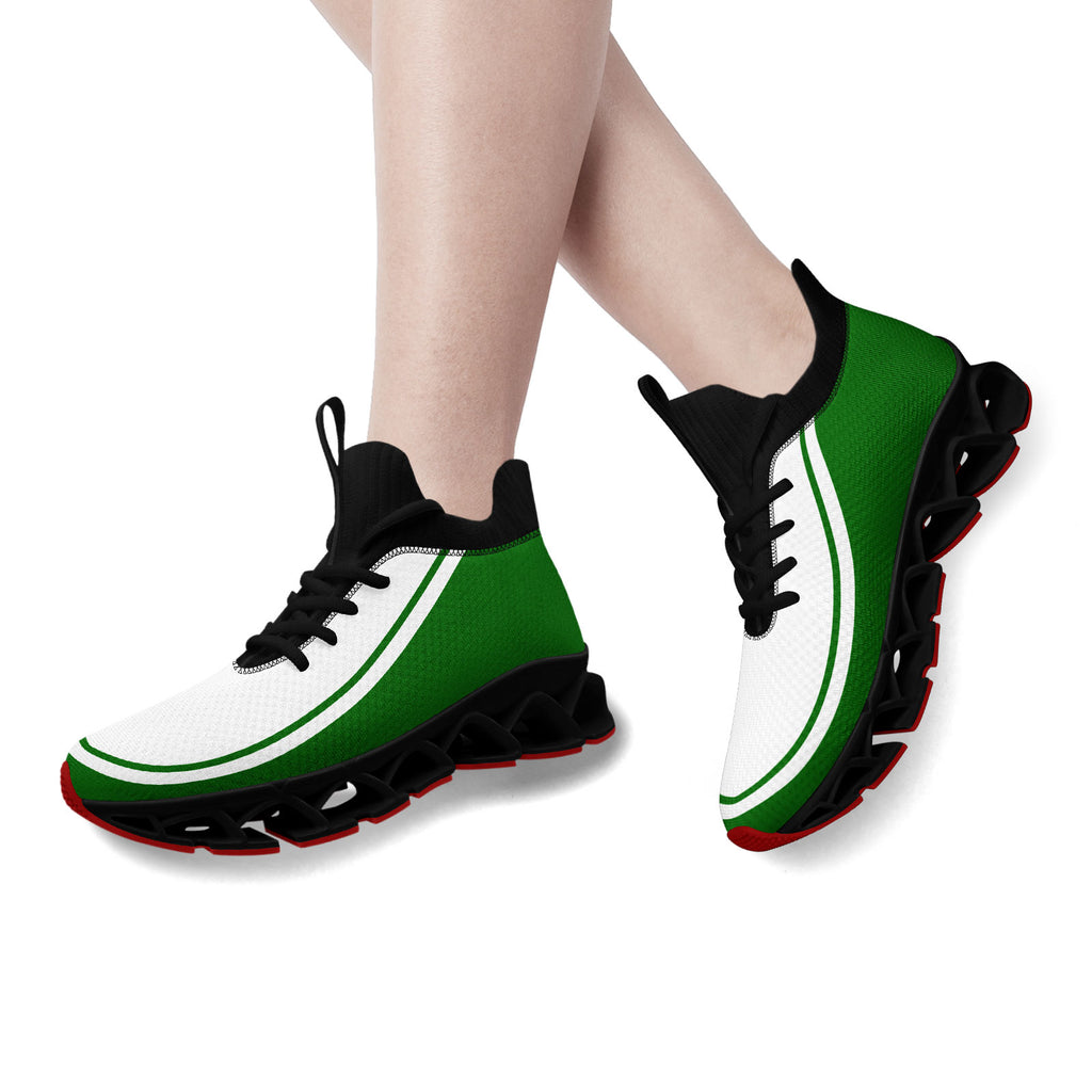 Custom Green White Maxsoul Shoes Personalized Sneaker FN030XD-D020388-20