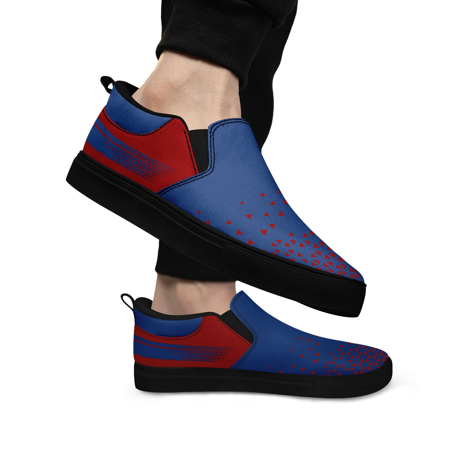 Custom Canvas Sneakers Personalized Slip On Shoes FN071-E023042-3