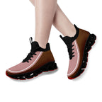 Custom Dark Pink Brown Maxsoul Shoes Personalized Sneaker FN030XD-D020388-18