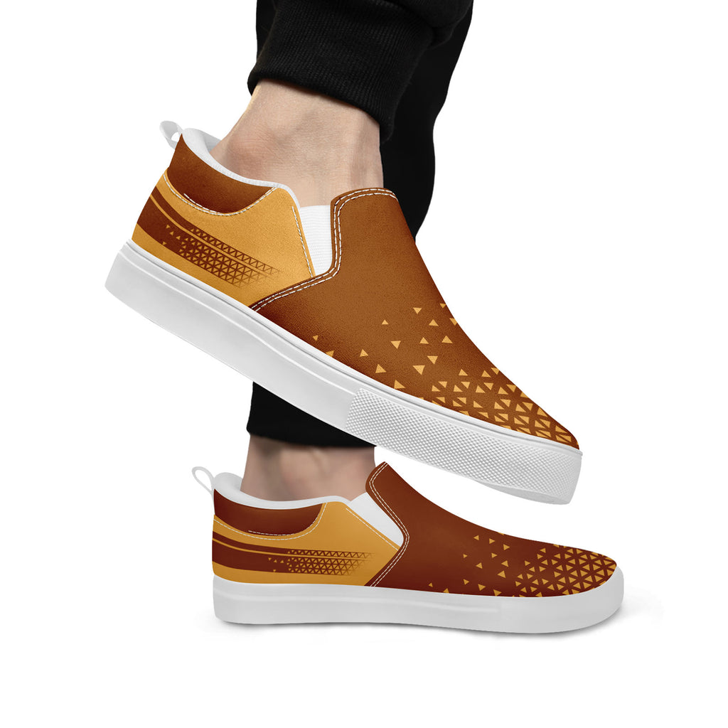 Custom Canvas Sneakers Personalized Slip On Shoes FN071-E023042-2