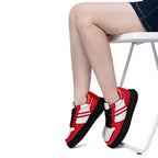 Custom Red White Kansas City Shoes Personalized Sneaker FN032-D020389-18