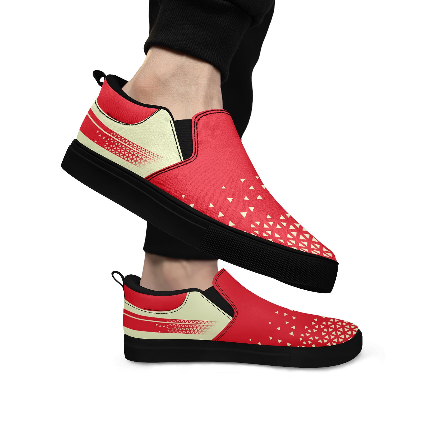 Custom Canvas Sneakers Personalized Slip On Shoes FN071-E023042-9