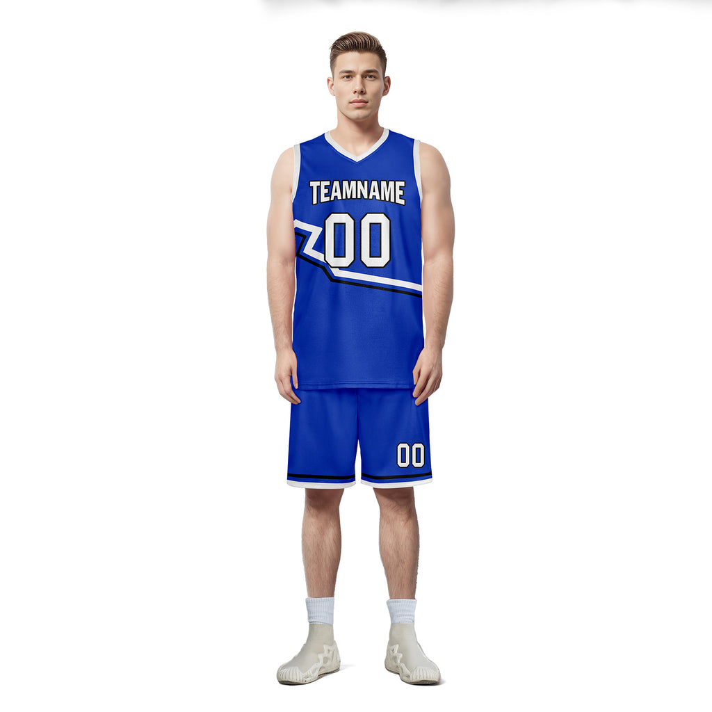Custom Blue City Edition Personalized Sports Uniform Authentic Basketball Jersey BBJ01-D06101-17