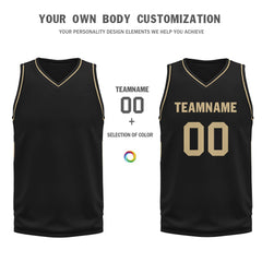 Custom Black Classic Style Sports Uniform Basketball Jersey BBJ01-D020105-17