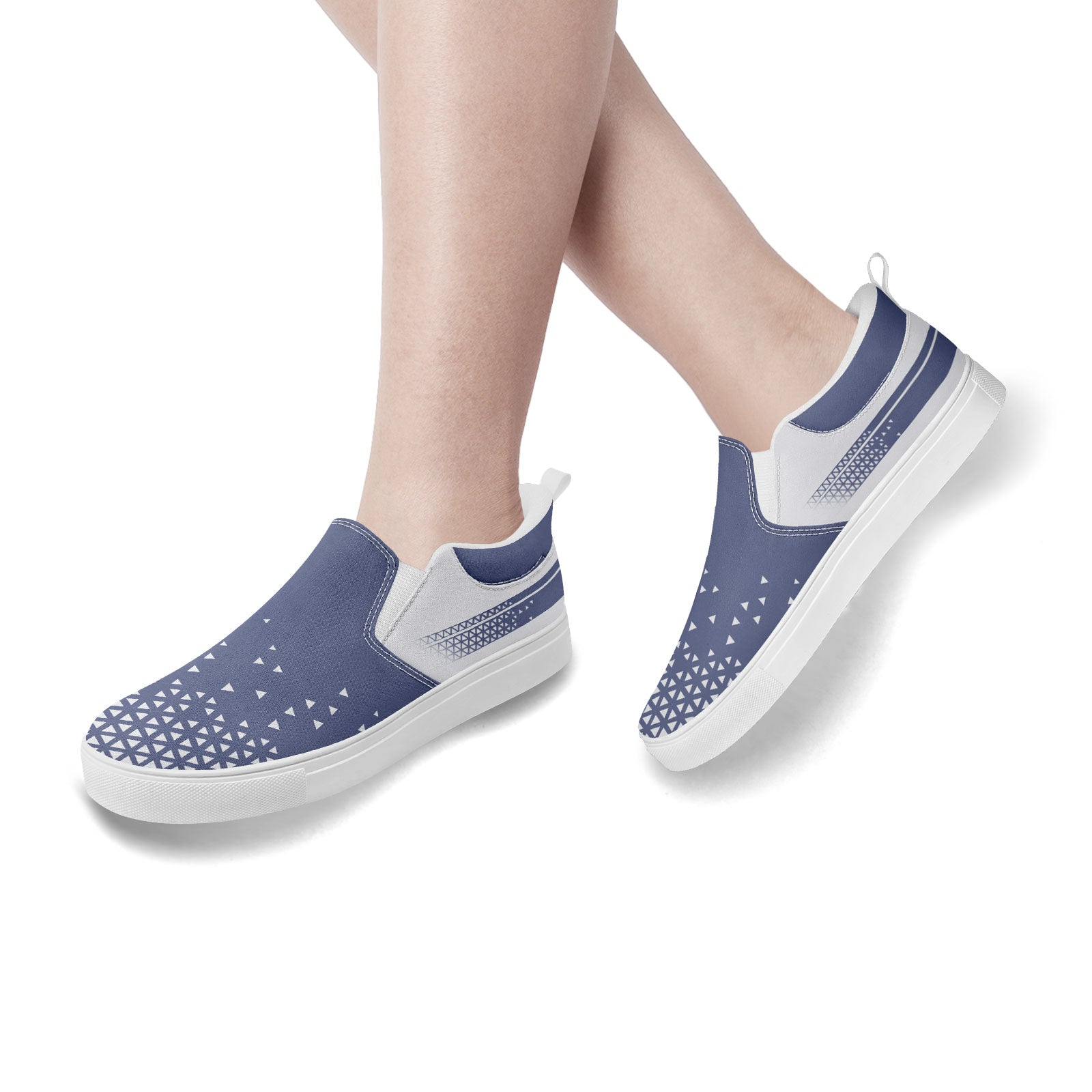 Custom Canvas Sneakers Personalized Slip On Shoes FN071-E023042-11