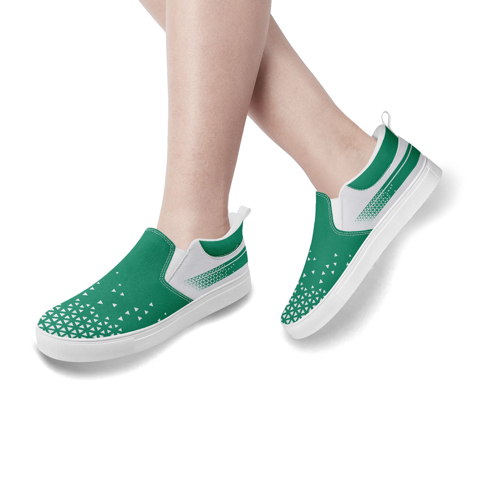 Custom Canvas Sneakers Personalized Slip On Shoes FN071-E023042-10
