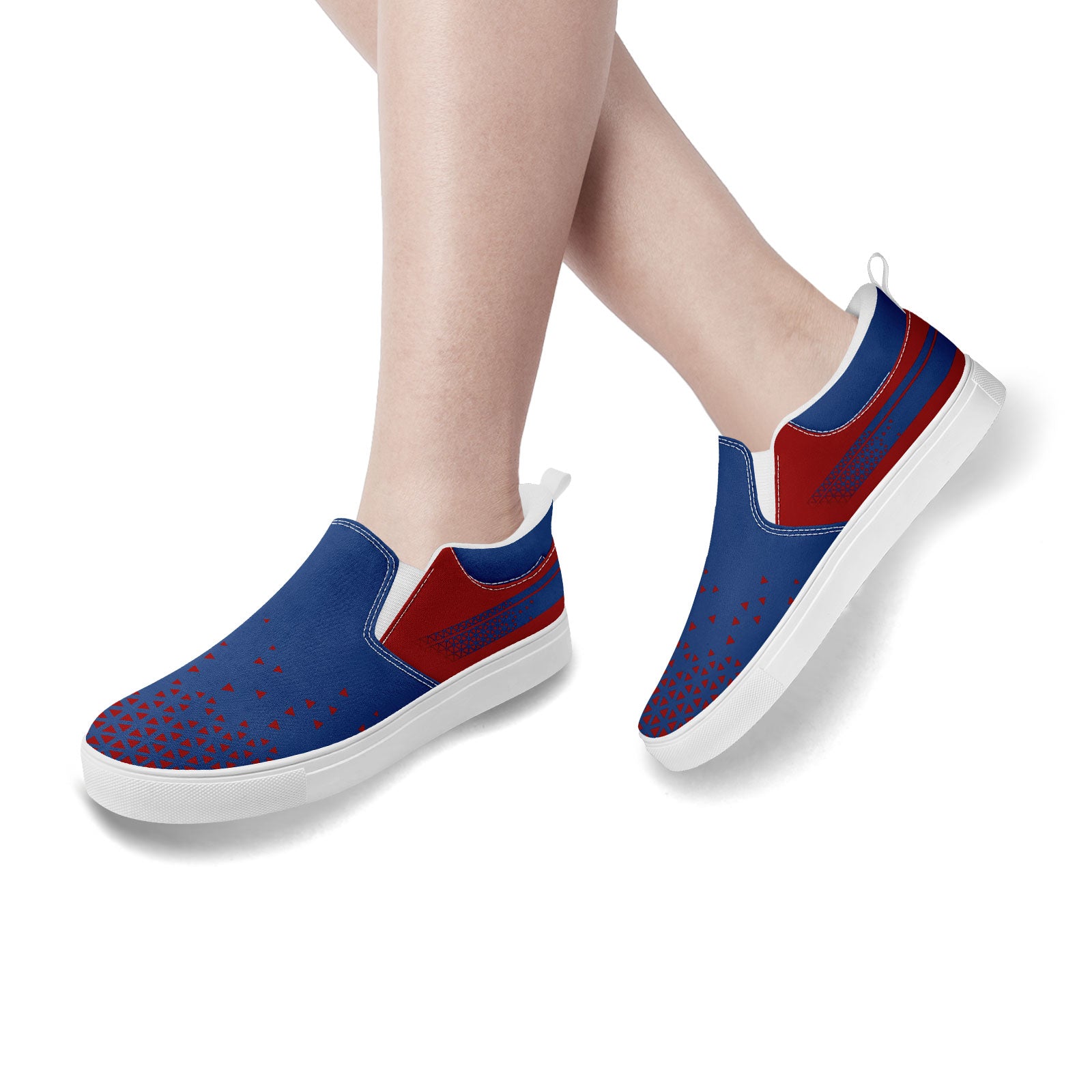Custom Canvas Sneakers Personalized Slip On Shoes FN071-E023042-3