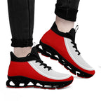 Custom Red Gray Maxsoul Shoes Personalized Sneaker FN030XD-D020388-21