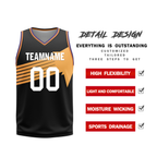 Custom Purple Black Classic Style Reversible Basketball Uniform Personalized COOLMAX BBJR-D017058