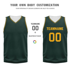 Custom Green Classic Style Sports Uniform Basketball Jersey BBJ01-D020105-10