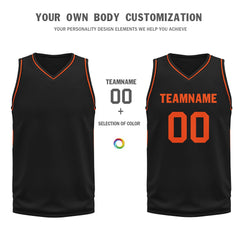 Custom Black Classic Style Sports Uniform Basketball Jersey BBJ01-D020105-7