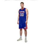 Custom Blue Red White City Edition Personalized Sports Uniform Authentic Basketball Jersey BBJ01-D06101-26