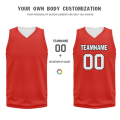 Custom Red Classic Style Sports Uniform Basketball Jersey BBJ01-bd0a70c8