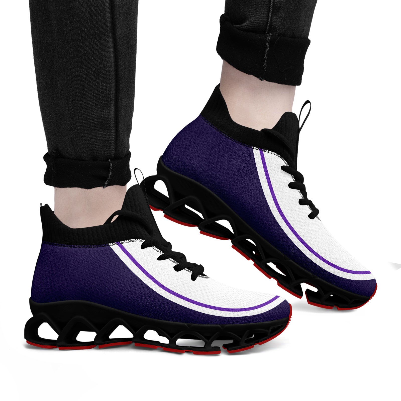 Custom Purple Cream Maxsoul Shoes Personalized Sneaker FN030XD-D020388-16