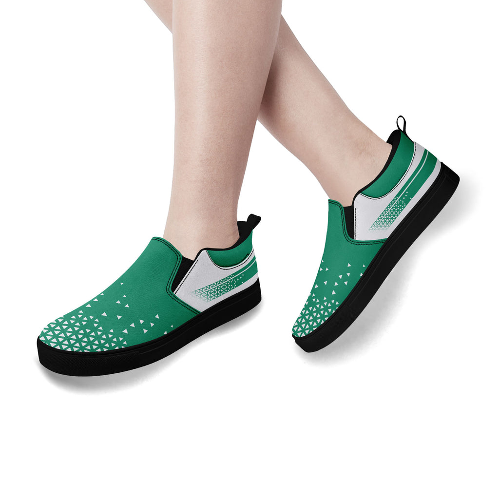 Custom Canvas Sneakers Personalized Slip On Shoes FN071-E023042-10