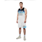 Custom White Blue City Edition Personalized Sports Uniform Authentic Basketball Jersey BBJ01-D06101-18