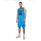 Custom Light Blue City Edition Personalized Sports Uniform Authentic Basketball Jersey BBJ01-D06101-13