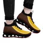 Custom Brown Yellow Maxsoul Shoes Personalized Sneaker FN030XD-D020388-14