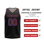 Custom White Black Classic Style Reversible Basketball Uniform Personalized Ordinary BBJR-D017057