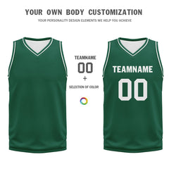 Custom Green Classic Style Sports Uniform Basketball Jersey BBJ01-D020105-22