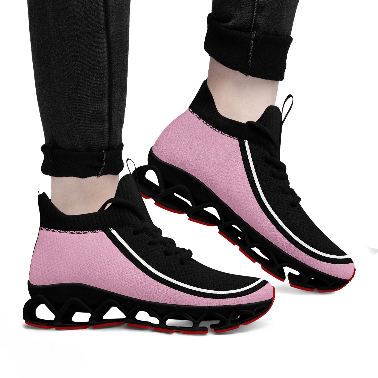Custom Black Pink Maxsoul Shoes Personalized Sneaker FN030XD-D020388-2