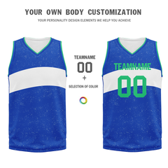 Custom Blue White Classic Style Sports Uniform Basketball Jersey BBJ01-bd0a7009